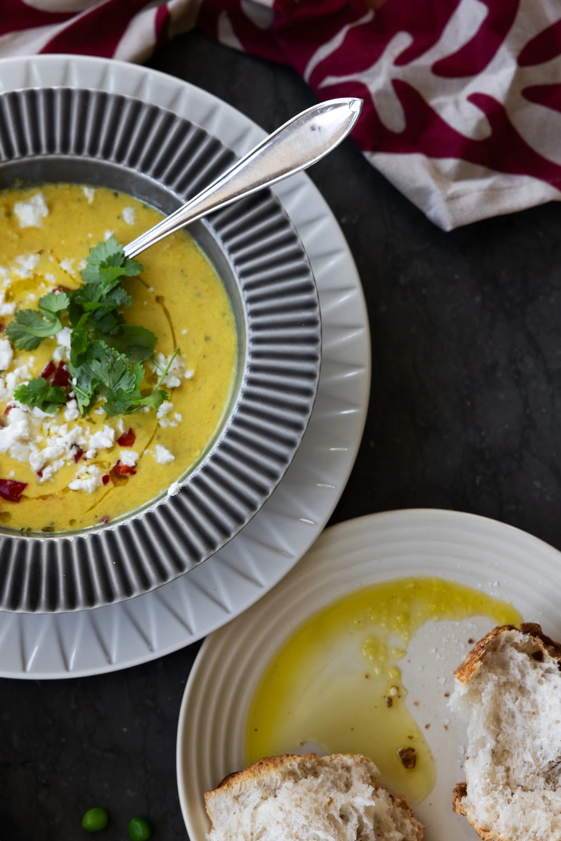 Coffee & More syvä lautanen Ø22 cm, Harmaa Sagaform