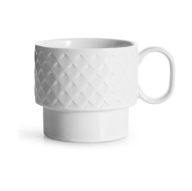 Sagaform Coffee & More teemuki Valkoinen | Skandinaavinen Sisustus | Teekupit | Valkoinen