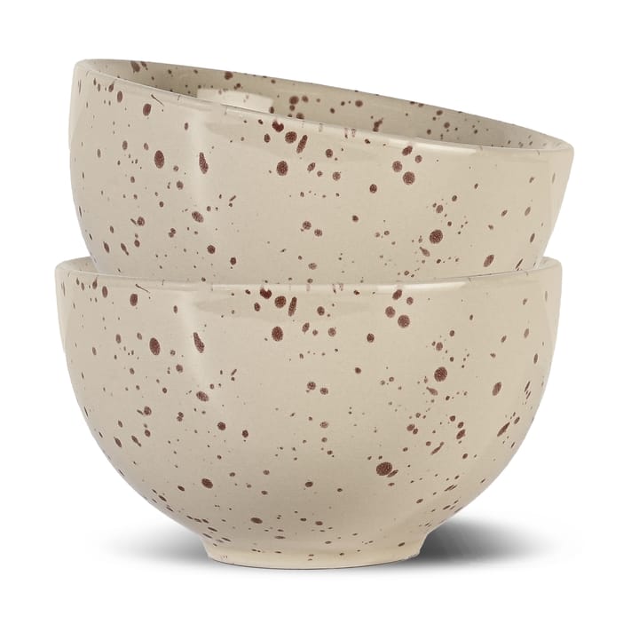 Ditte kulho 2 kpl, Beige-viininpunainen Sagaform
