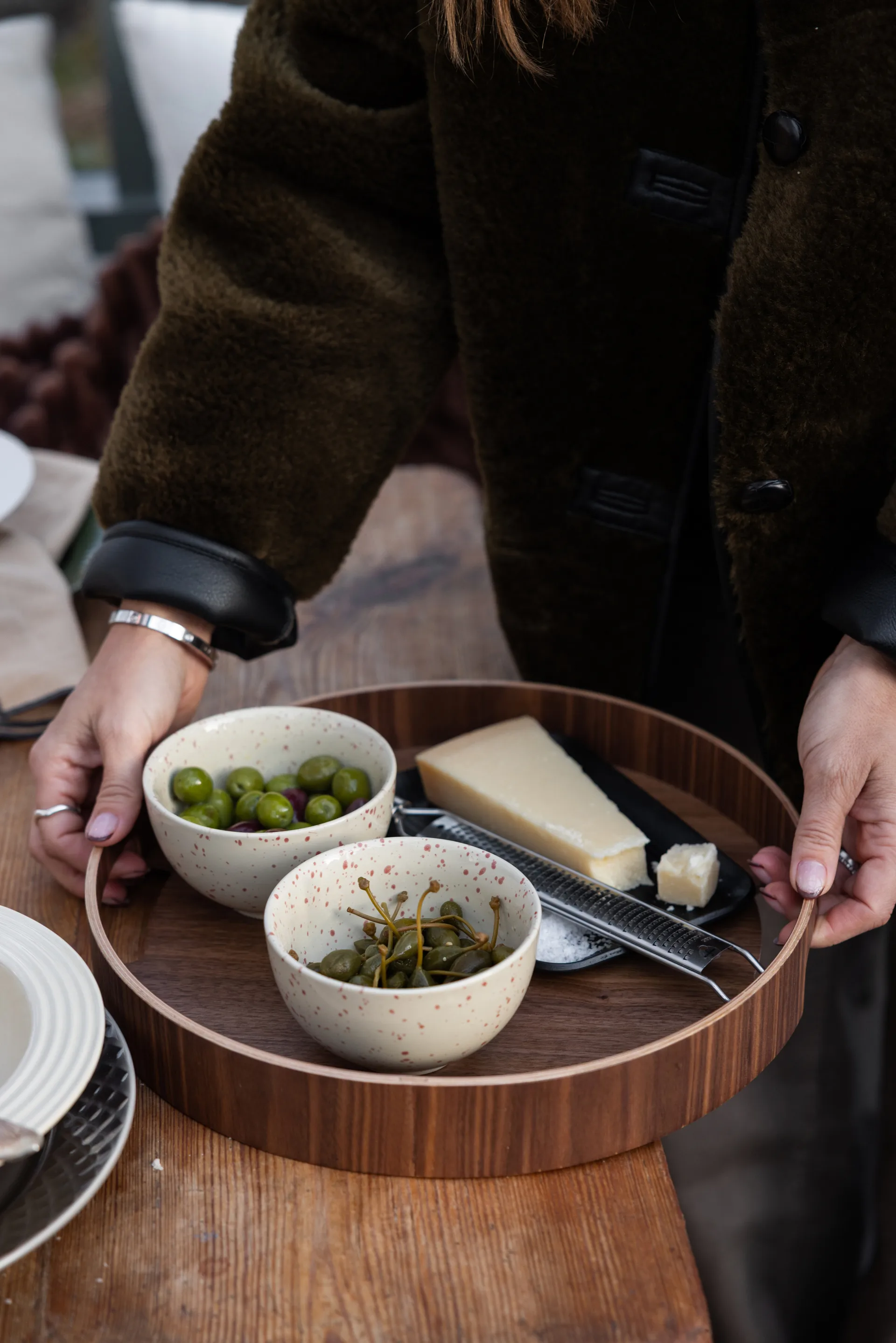 Ditte kulho 2 kpl, Beige-viininpunainen Sagaform