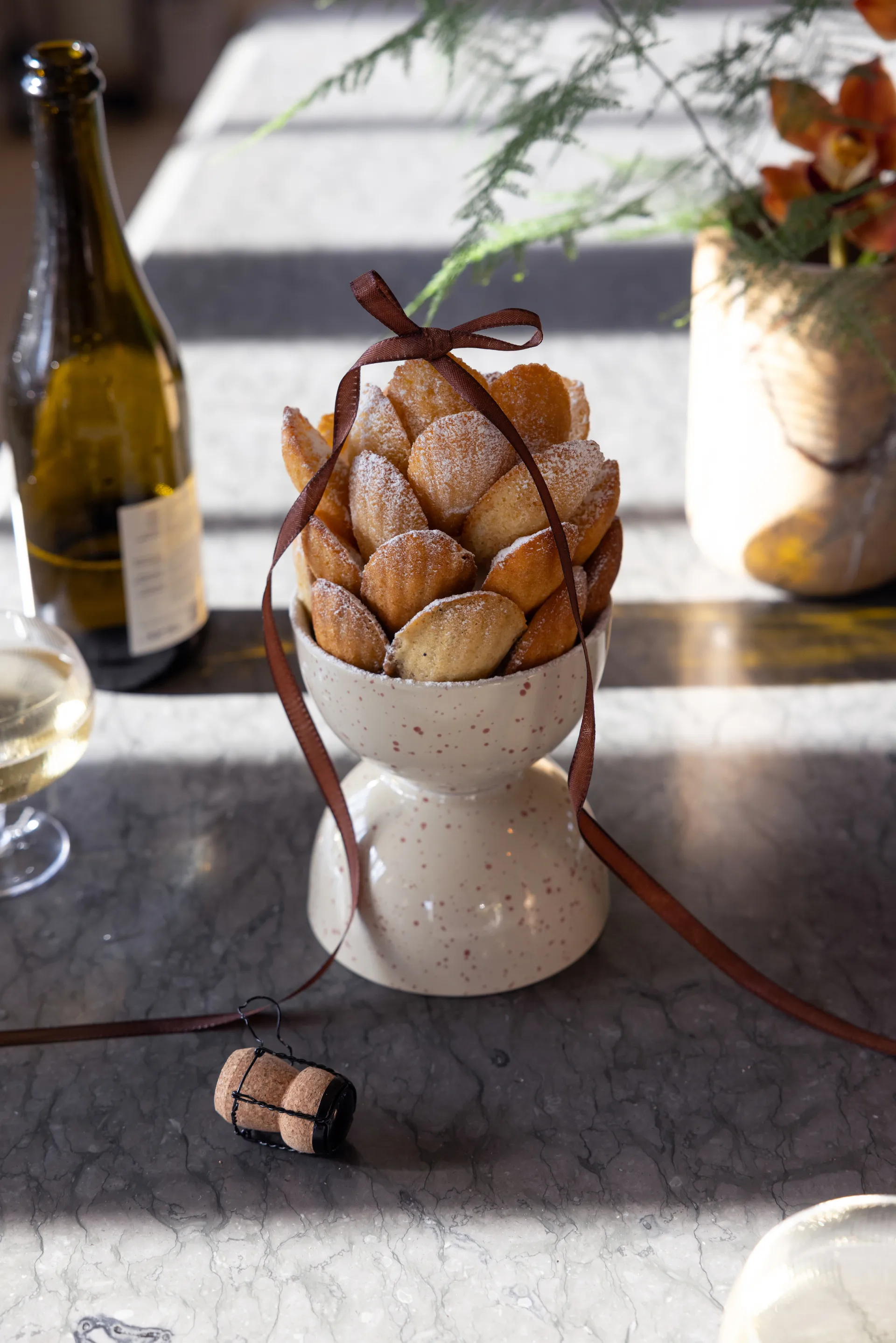 Ditte kulho 2 kpl, Beige-viininpunainen Sagaform