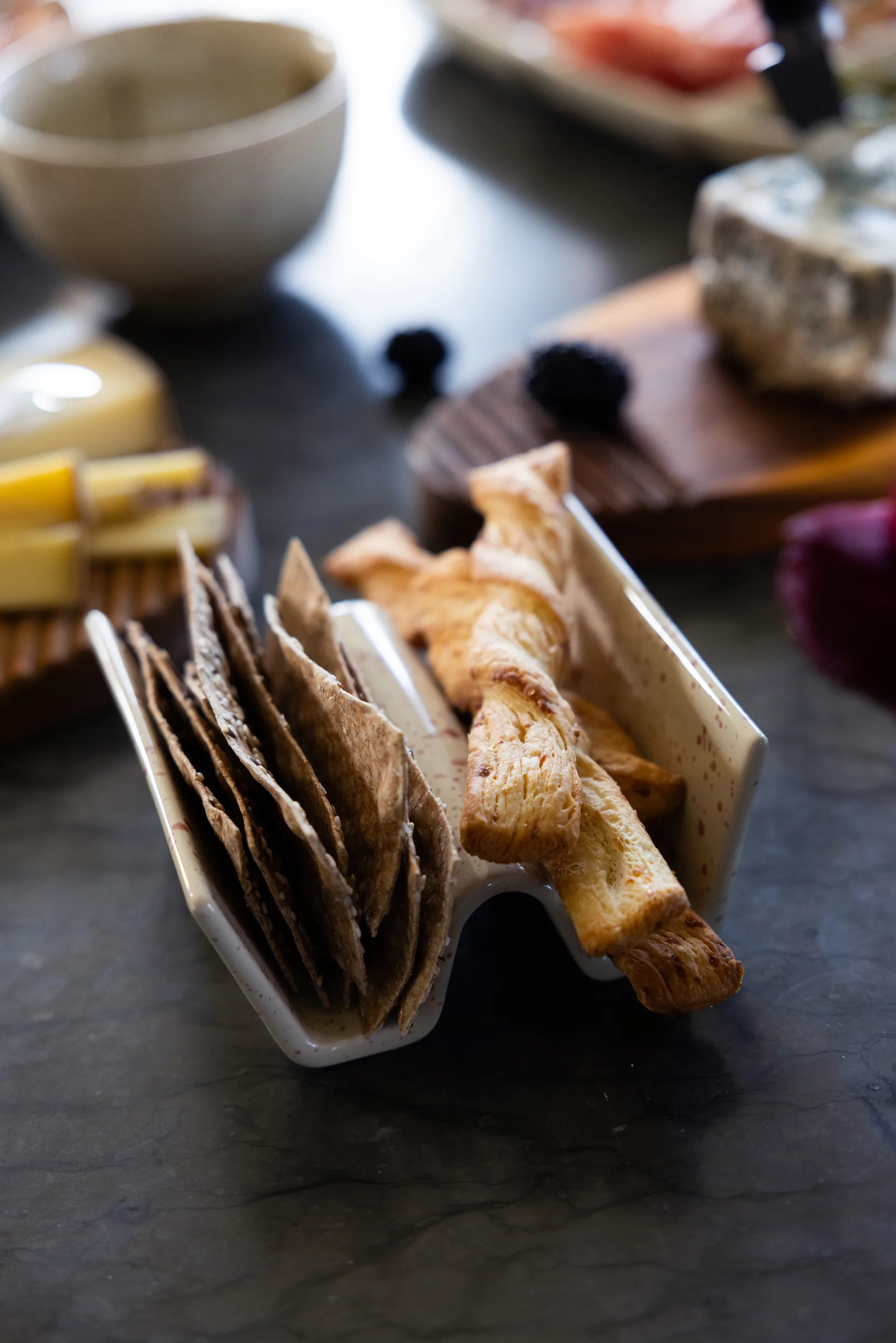 Ditte tacoteline 2 kpl, Beige-viininpunainen Sagaform