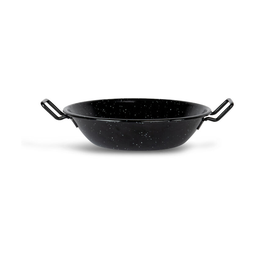 Sagaform Doris emaloitu pieni wok-pannu Ø23,5 cm Musta