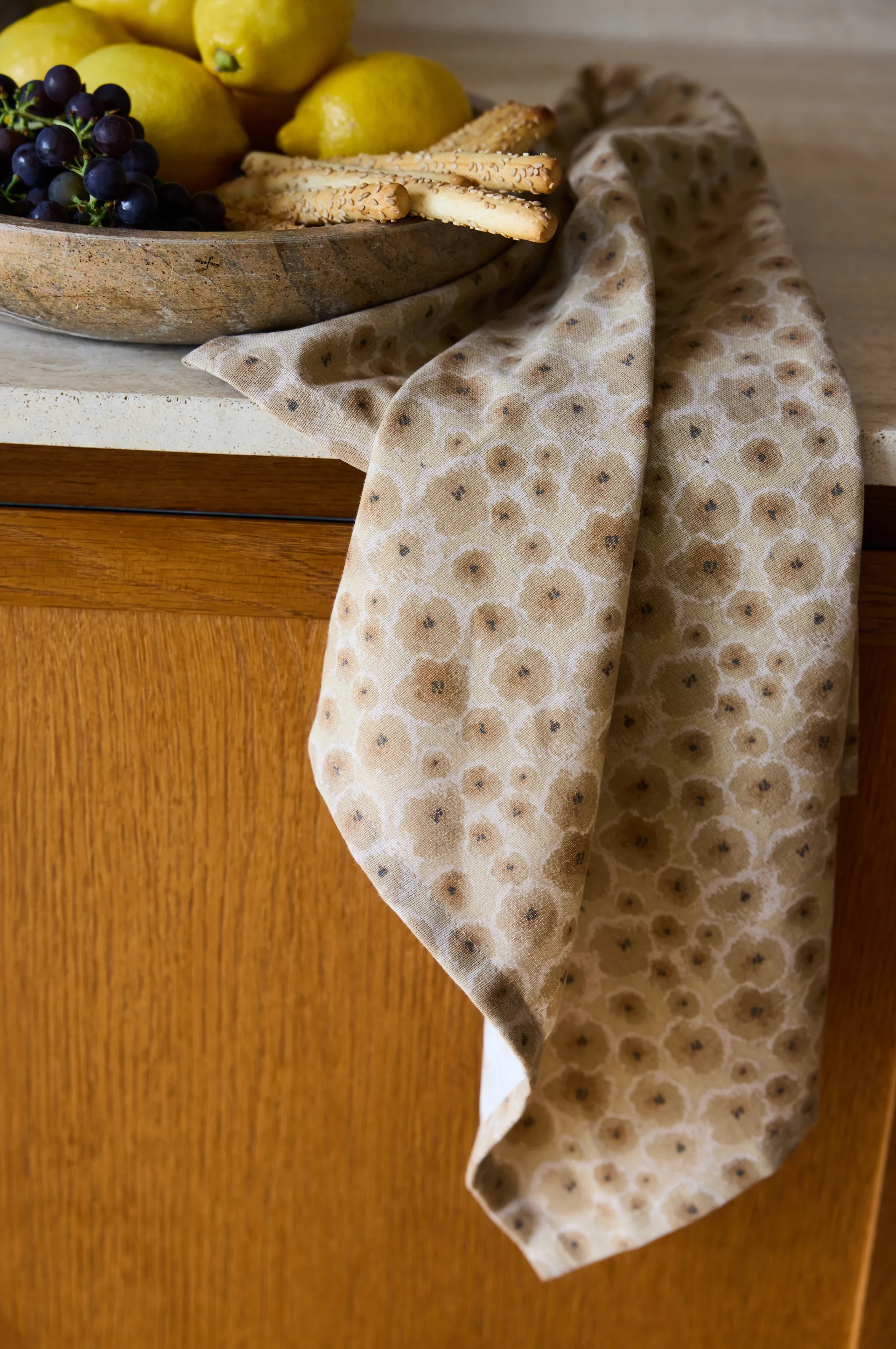 Edith keittiöpyyhe 50x70 cm 2-pack, Sekoittunut beige Sagaform