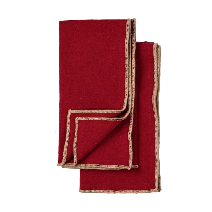 Edith servetti 45x45 cm 2-pack - Viininpunainen - Sagaform