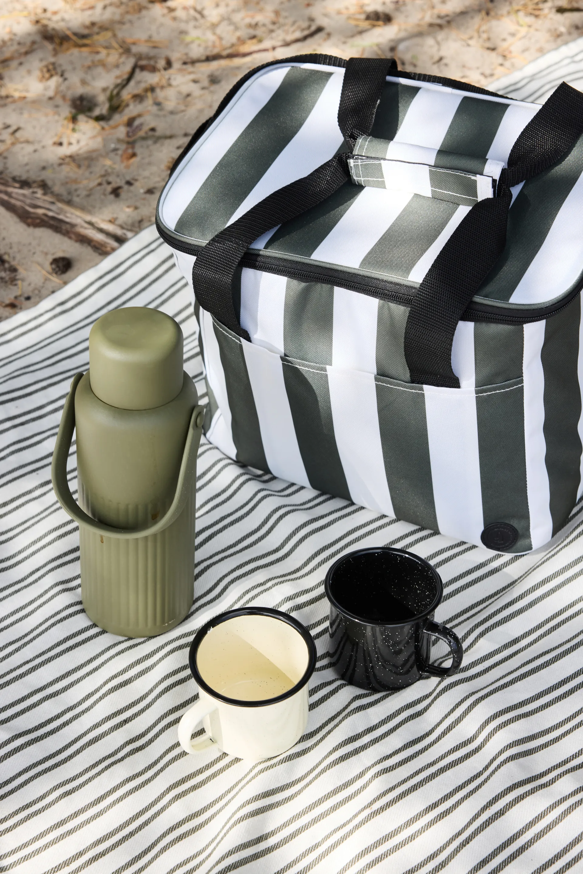 Ella hamamipyyhe, Vihreä, 90×170 cm Sagaform