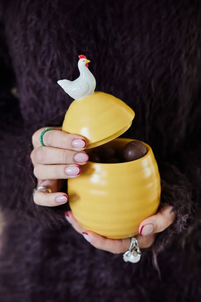 Ellen säilytyspurkki kannella Ø11,5 cm, Keltainen Sagaform