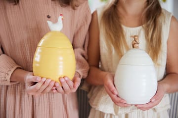 Ellen säilytyspurkki kannella Ø11,5 cm - Luunvalkoinen - Sagaform