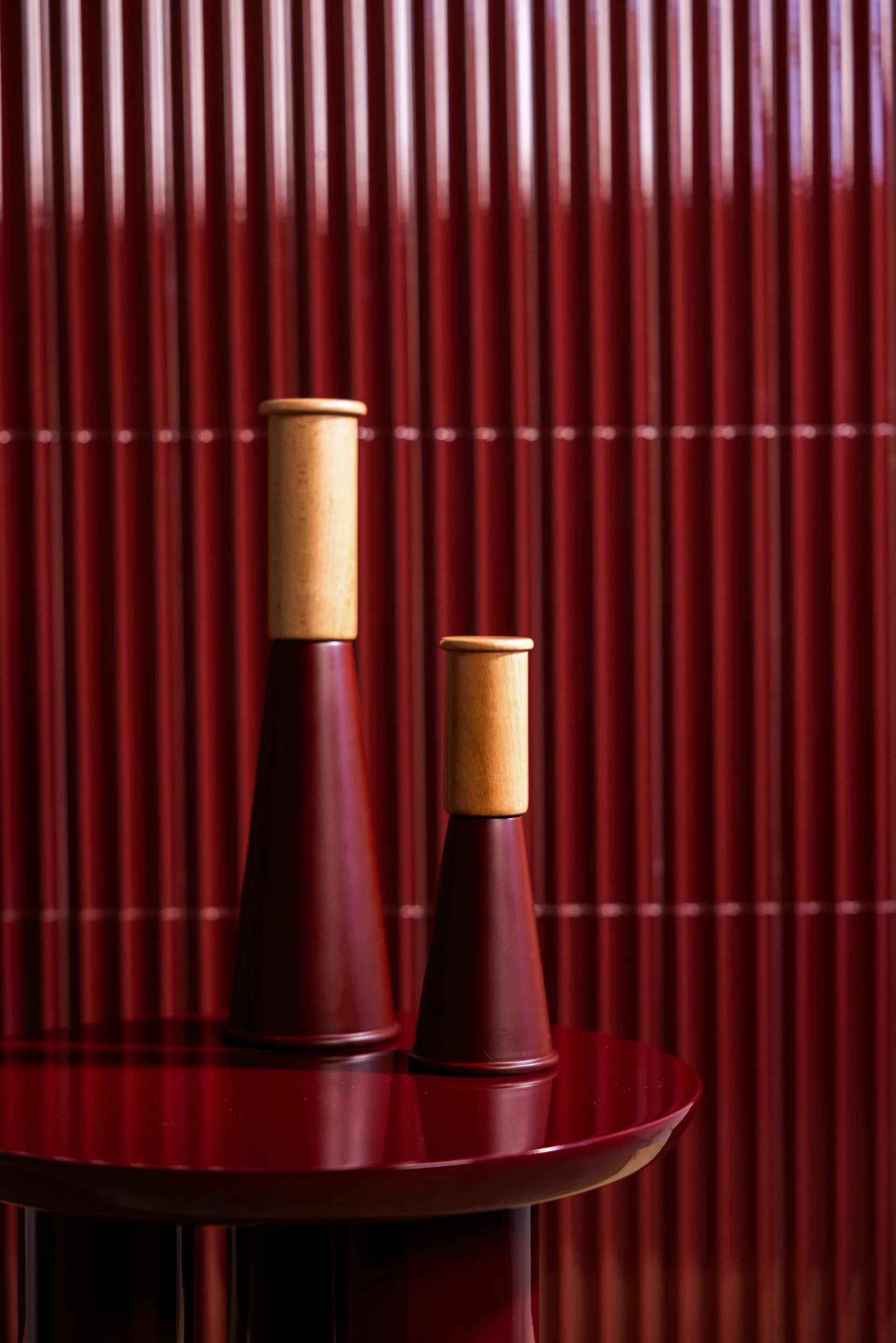 Gurken suola- ja pippurimylly medium 20,5 cm, Punaruskea Sagaform