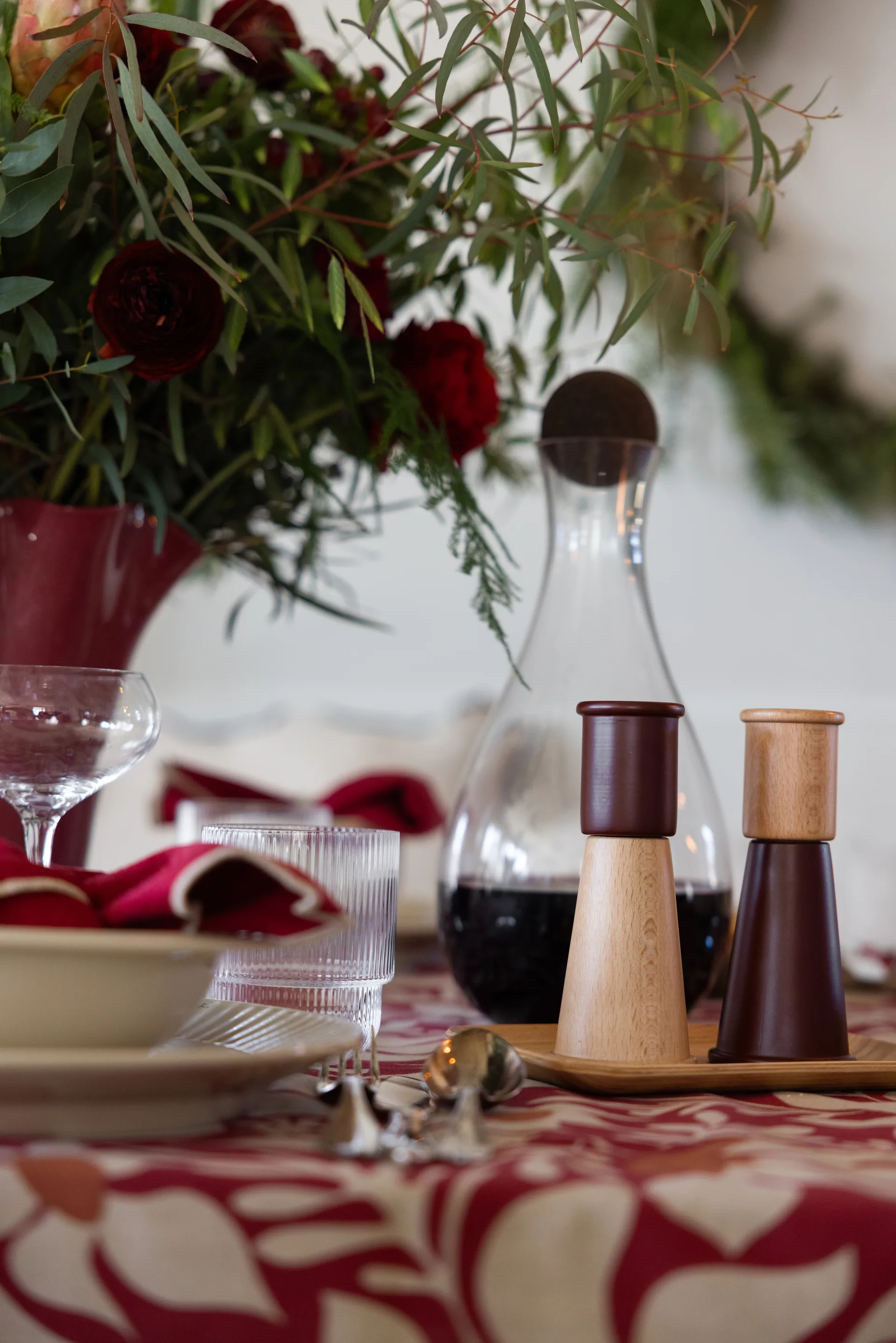 Gurken suola- ja pippurimylly pieni 2 osaa, Punaruskea Sagaform