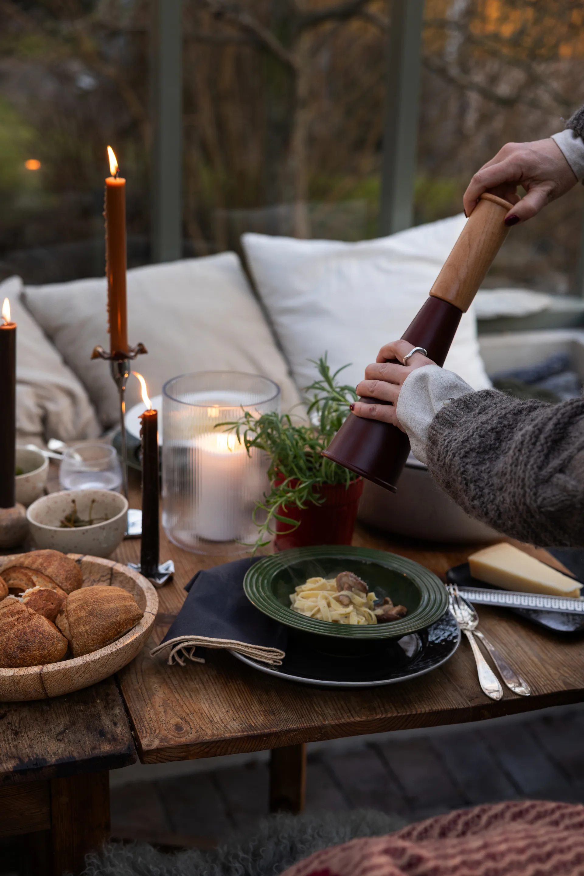 Gurken suola- ja pippurimylly suuri 32 cm, Punaruskea Sagaform