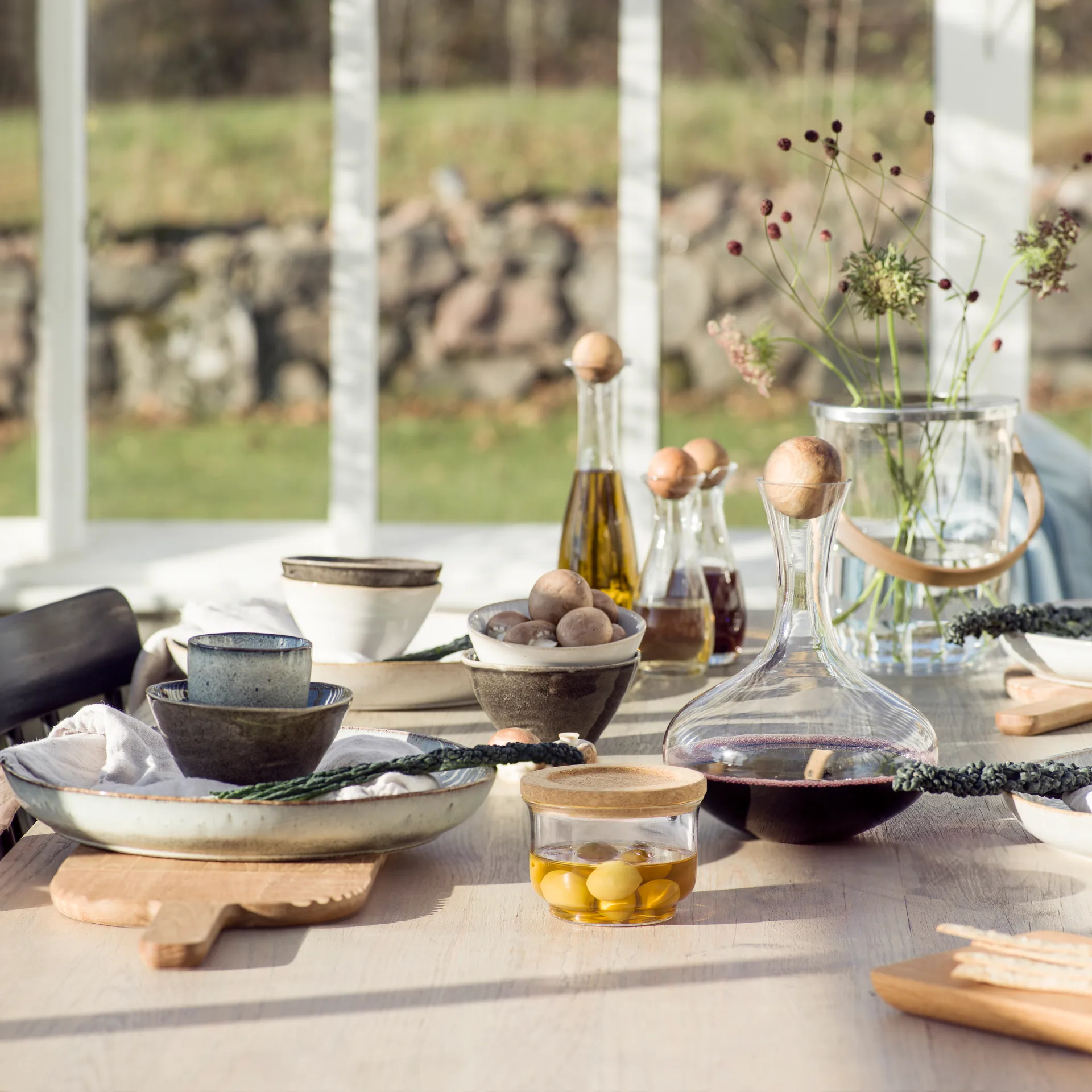 Nature lasipurkki kannella, Pieni Sagaform