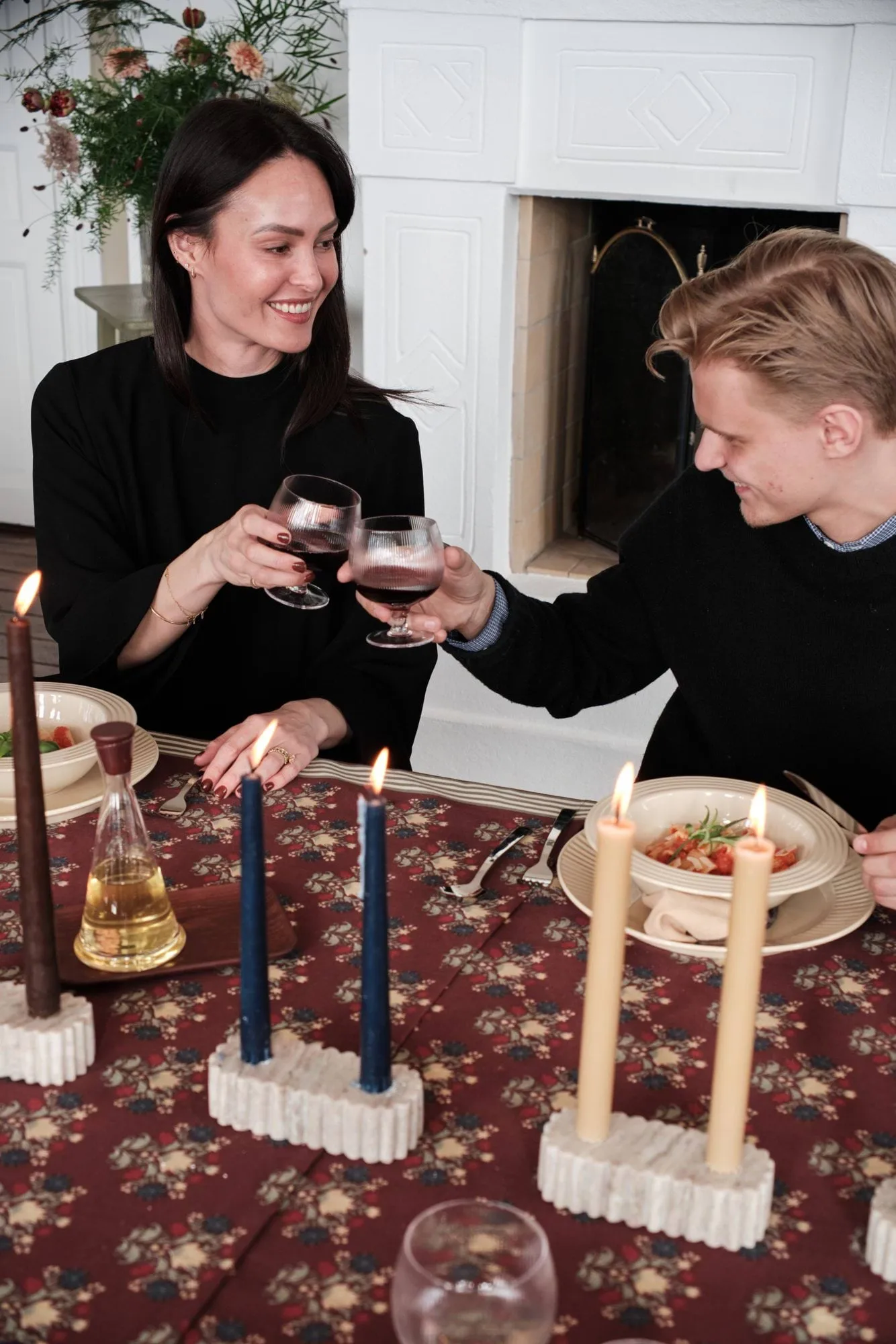 öljy-/viinietikkakarahvi, Kirkas-tummanpunainen, 25 cl Sagaform