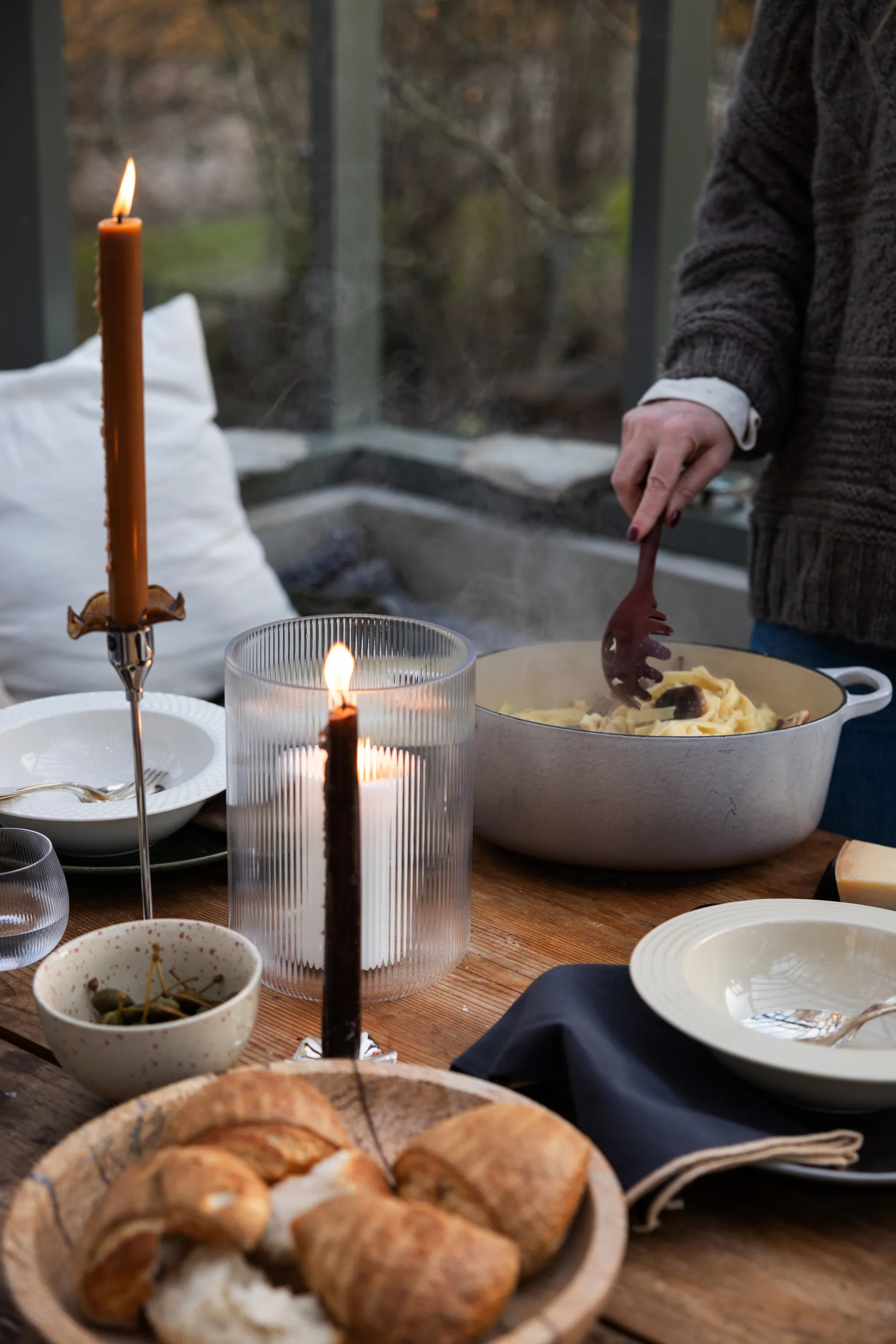 Sagaform Blanka maljakko/viilennin Ø15x20 cm, Selkeä Sagaform