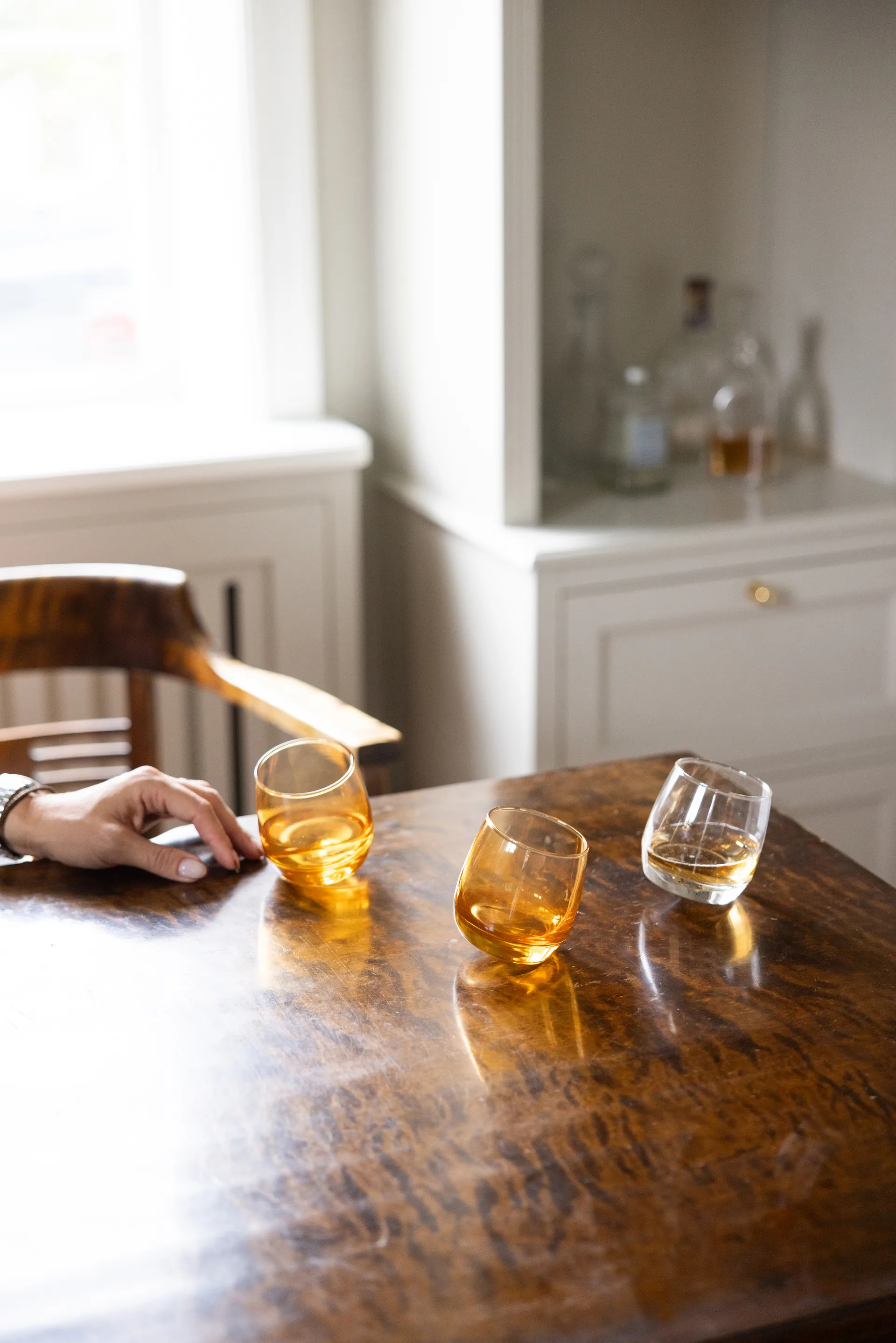 Sagaform lasit pyöristetyllä pohjalla 30 cl 6-pack., Amber Sagaform