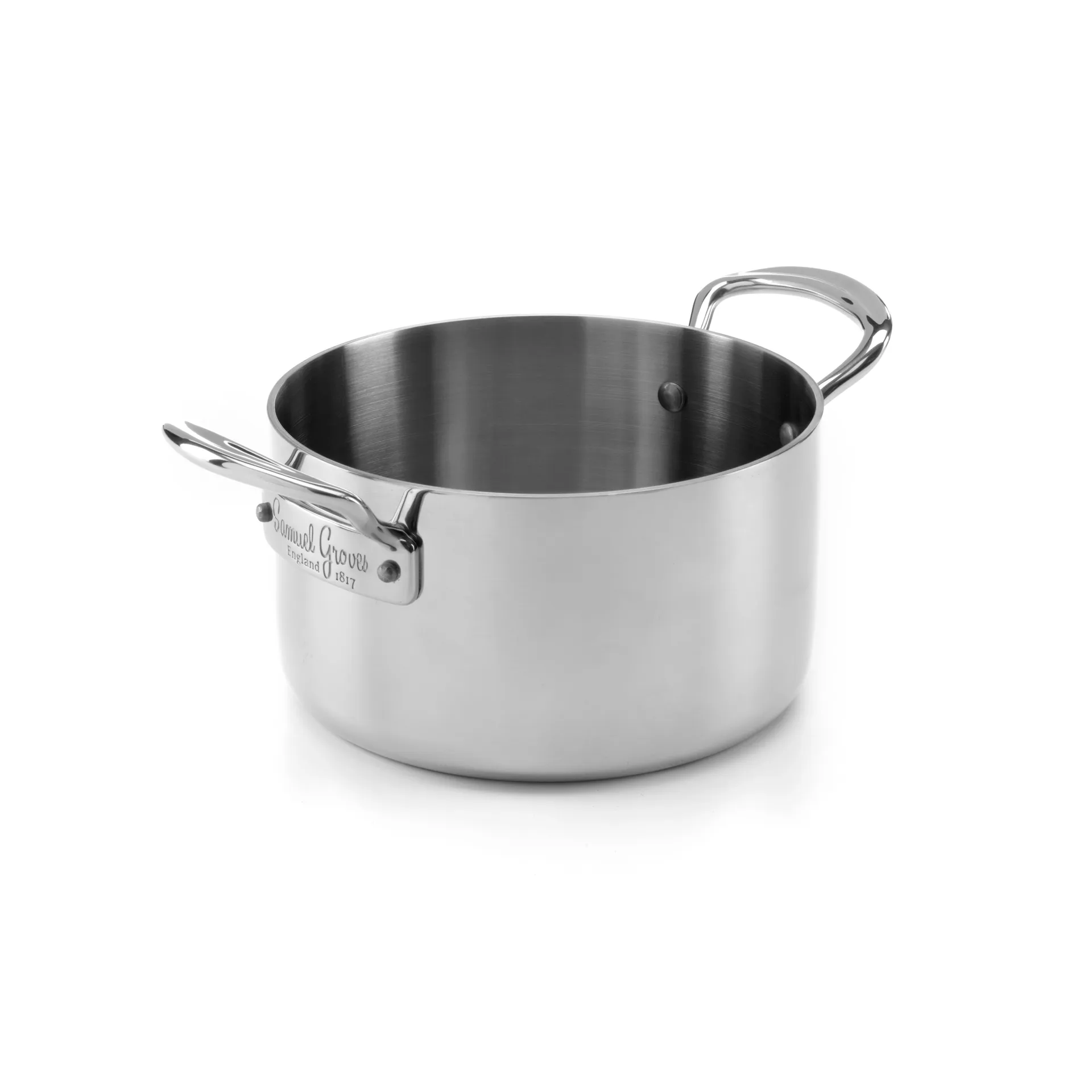 Samuel Groves kattila kannella ruostumaton teräs, 5 l Samuel Groves