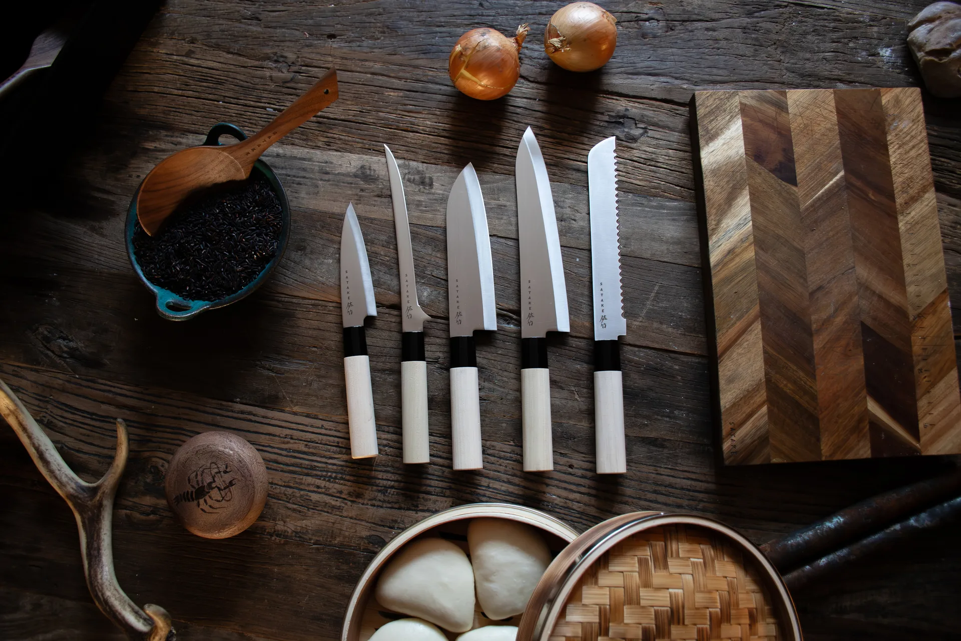 Satake Houcho Balsaboksi, 5 osaa Satake