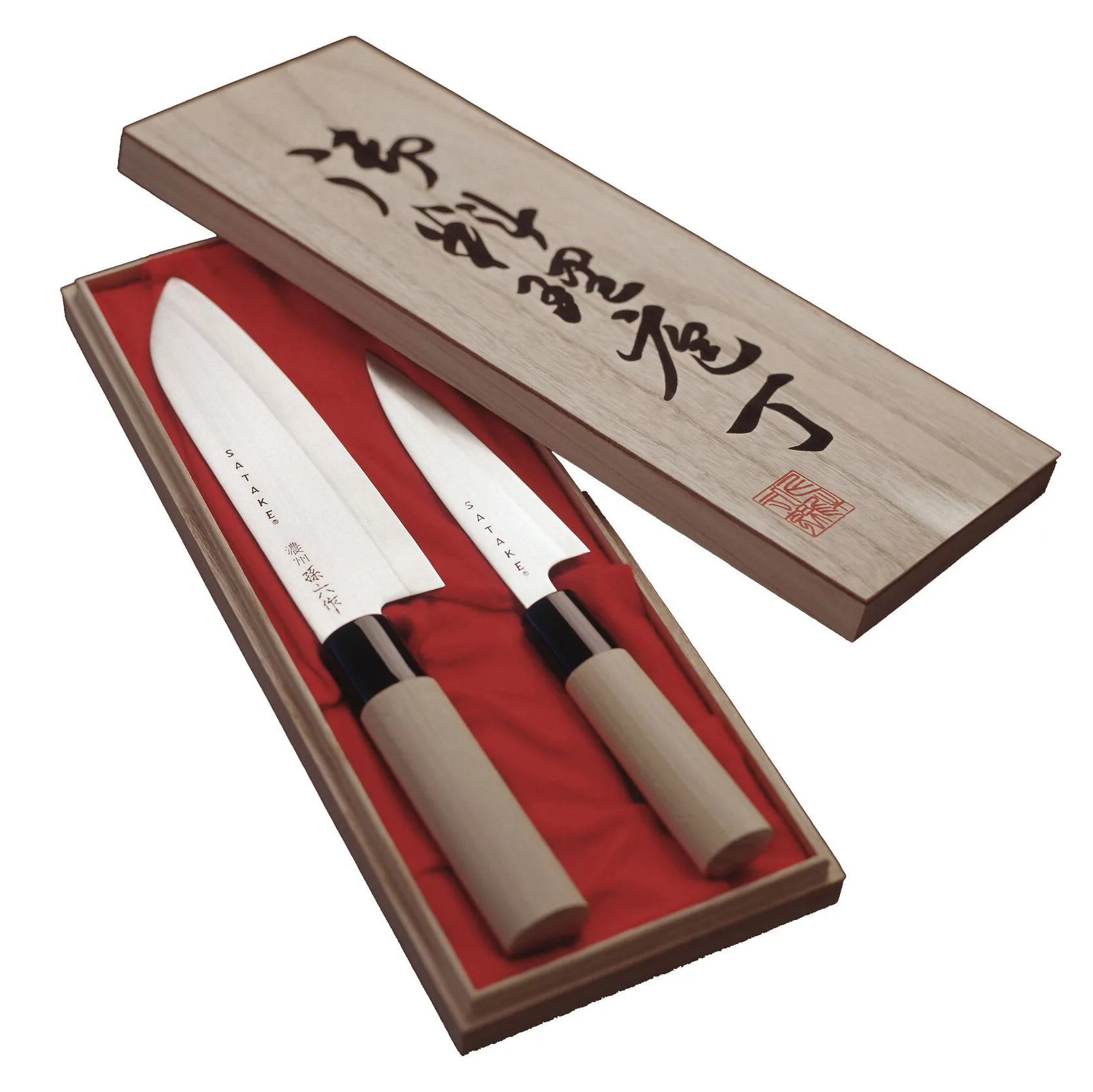 Satake Houcho -veitsisetti petty & santoku, 2 osaa Satake