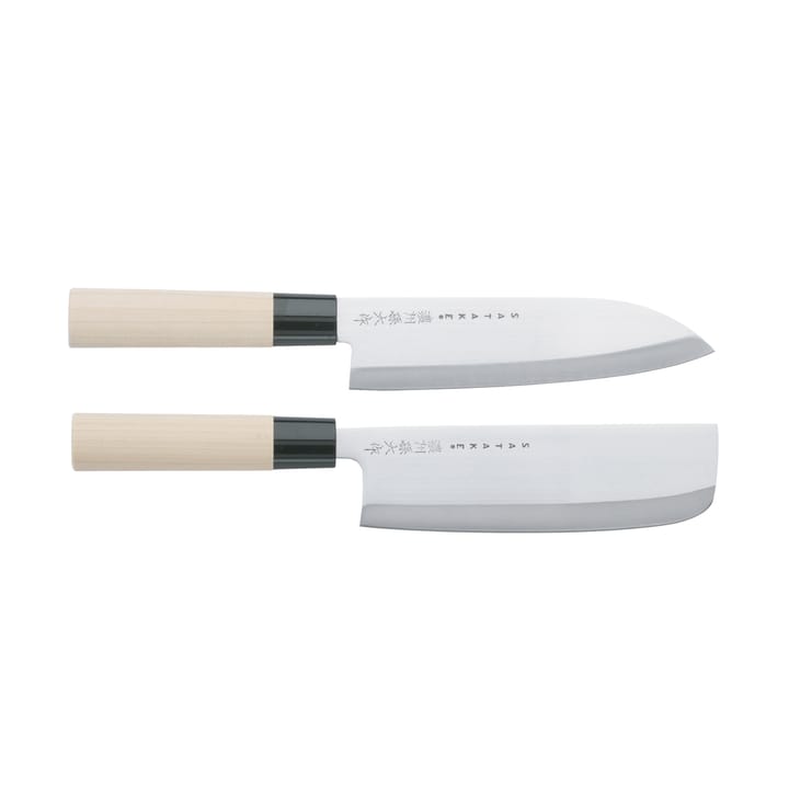 Satake Houcho -veitsisetti santoku & nakiri - 2 osaa - Satake