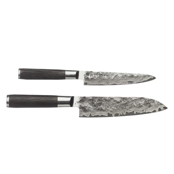 Satake Kuro -veitsisetti - santoku & petty - 2 osaa - Satake