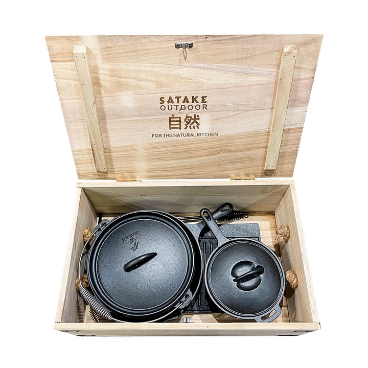 Satake Outdoorset 6 osaa - Musta - Satake