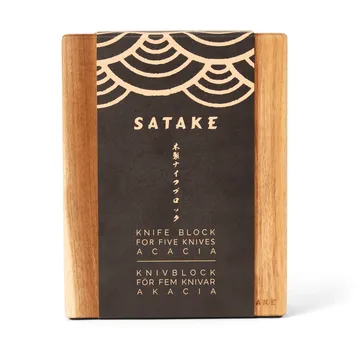 Satake veitsiteline - Akaasia, 5 kpl veitsiä, 22,8x18x8 cm - Satake