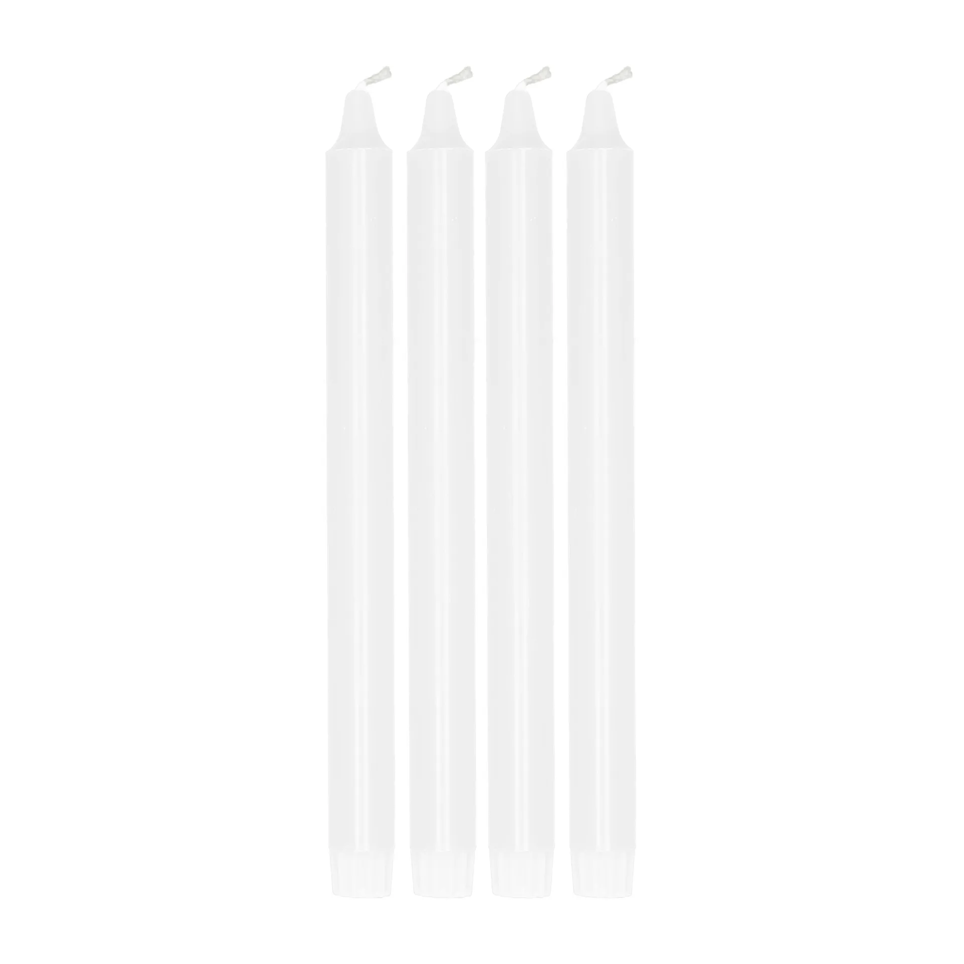 Ambiance kruununkynttilä 4-pakkaus 27 cm, White Scandi Essentials