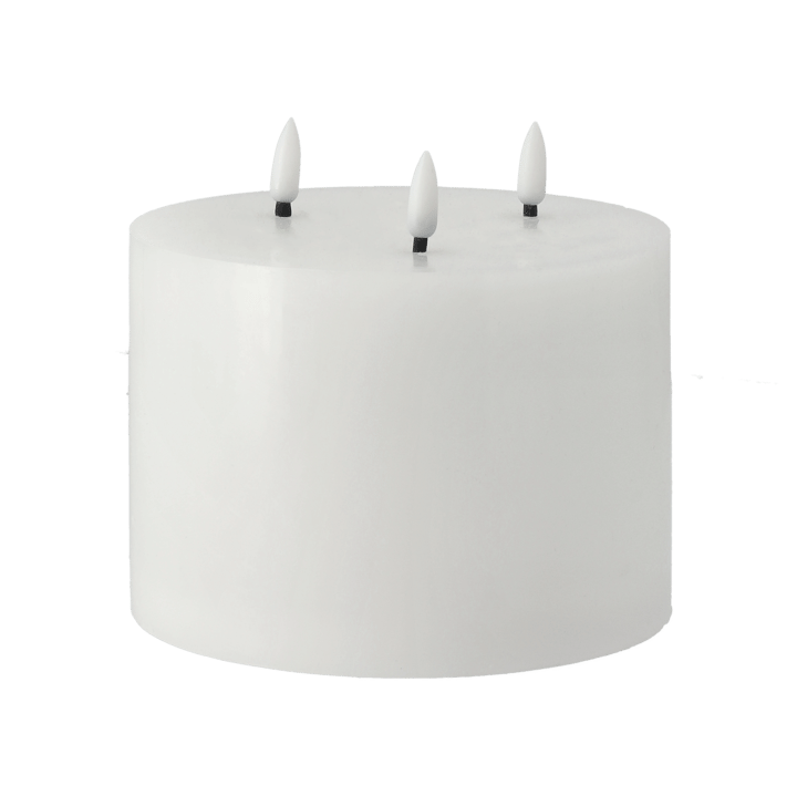 Bright Melt loistokynttilä LED 3 sydäntä 13 cm. - Valkoinen - Scandi Essentials