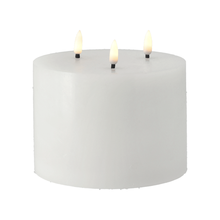 Bright Melt loistokynttilä LED 3 sydäntä 13 cm., Valkoinen Scandi Essentials