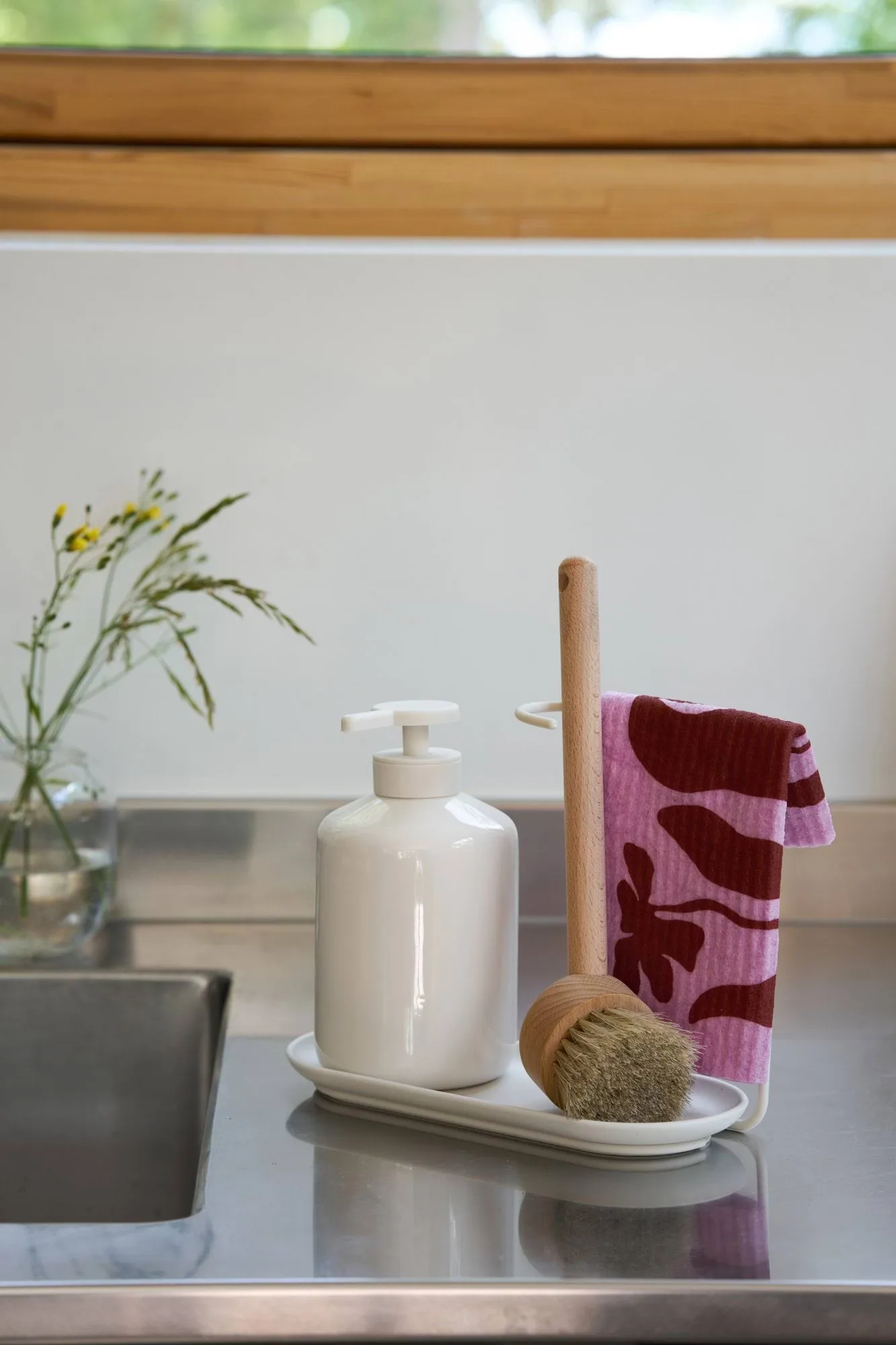 Daily tiskirätti kuviolla, Rosa, 3-pack Scandi Essentials