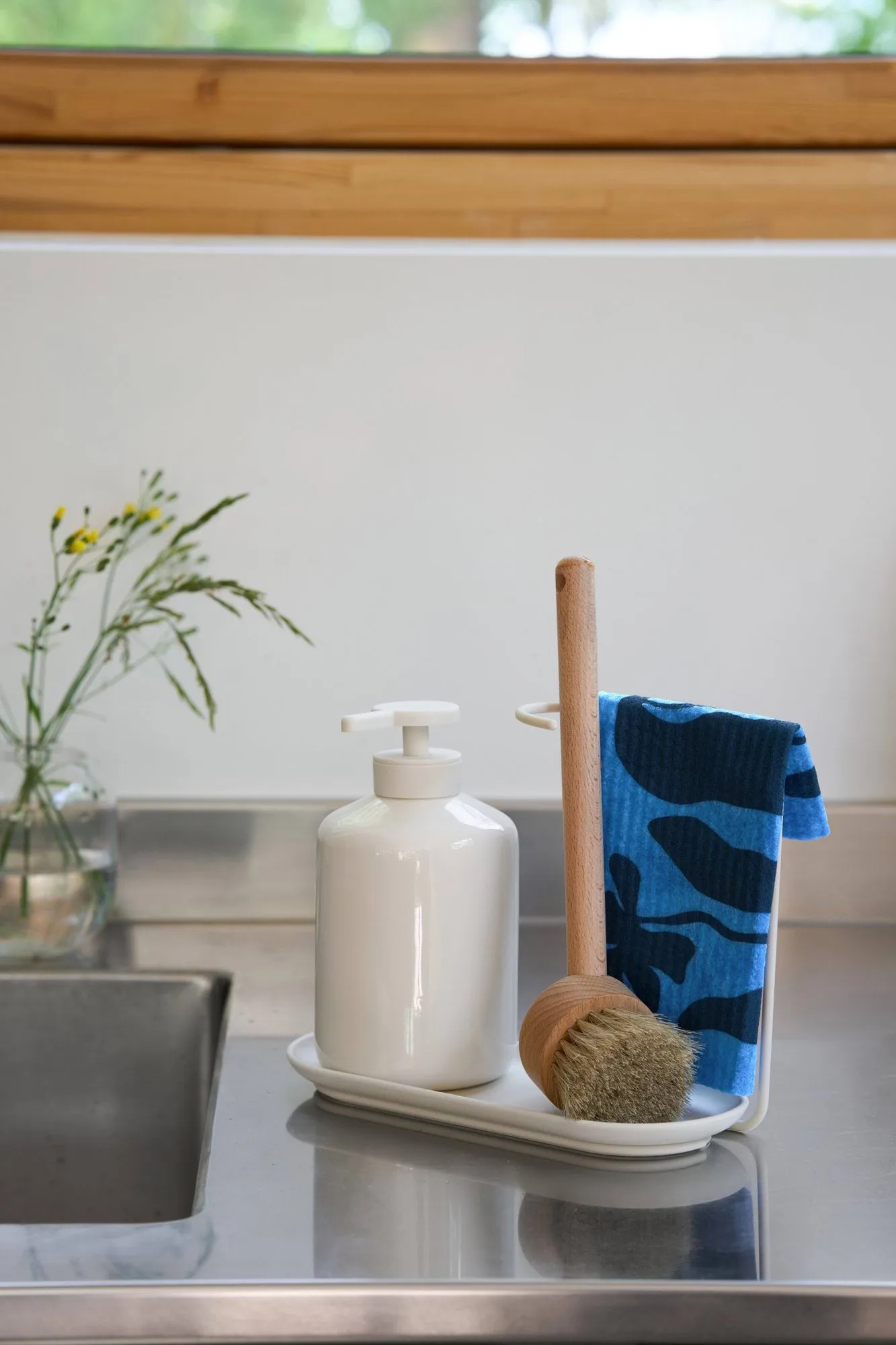 Daily tiskirätti kuviolla, Sininen, 3‑pakkaus Scandi Essentials