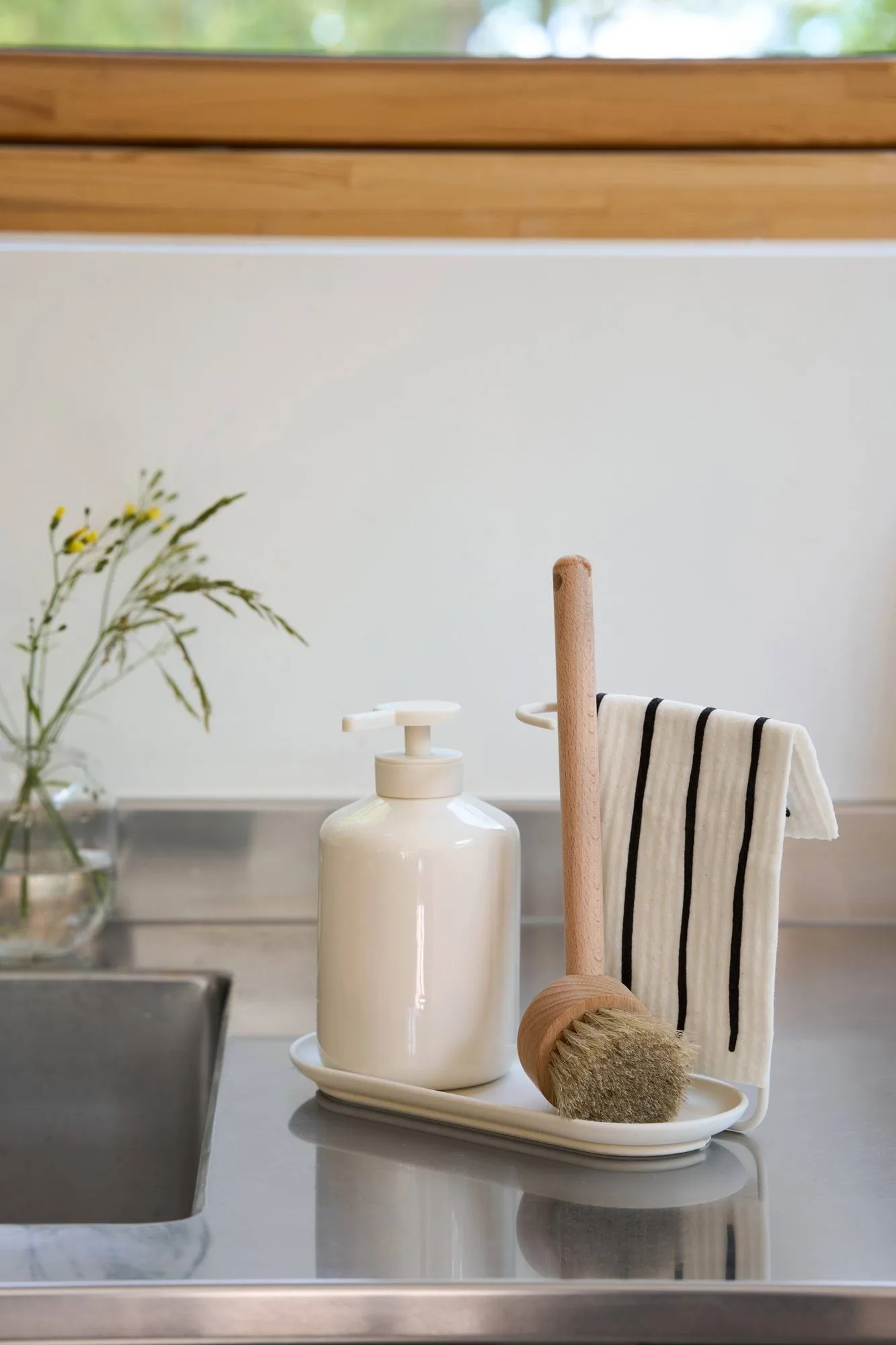 Daily tiskirätti kuviolla, Valkoinen, 3 kpl Scandi Essentials