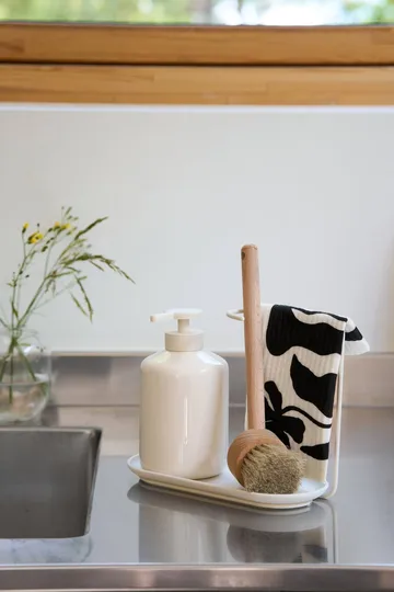 Daily tiskirätti kuviolla - Valkoinen, 3 kpl - Scandi Essentials