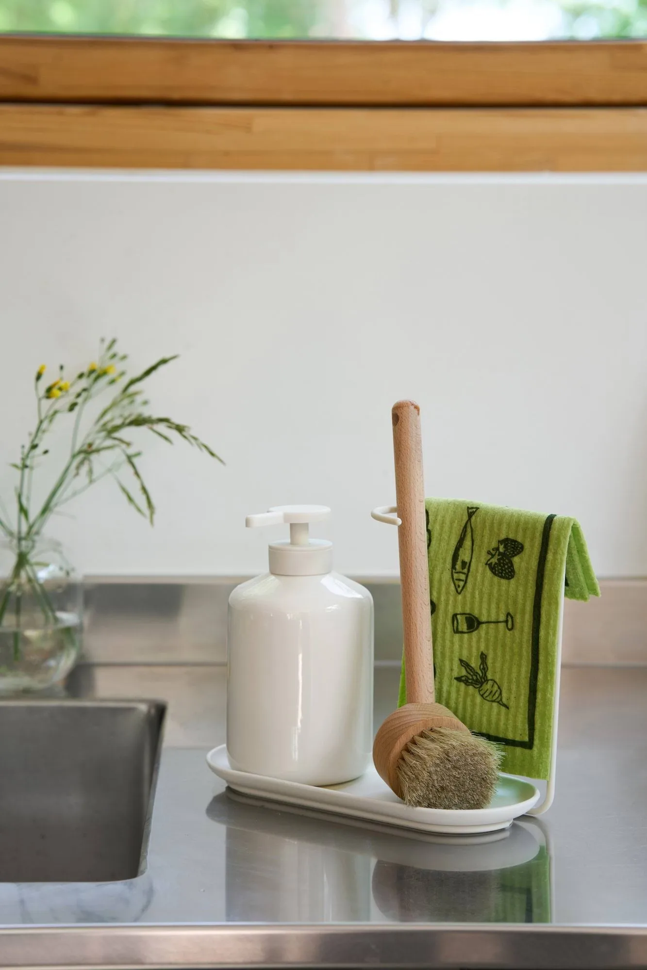 Daily tiskirätti kuviolla, Vihreä, 3-pack Scandi Essentials