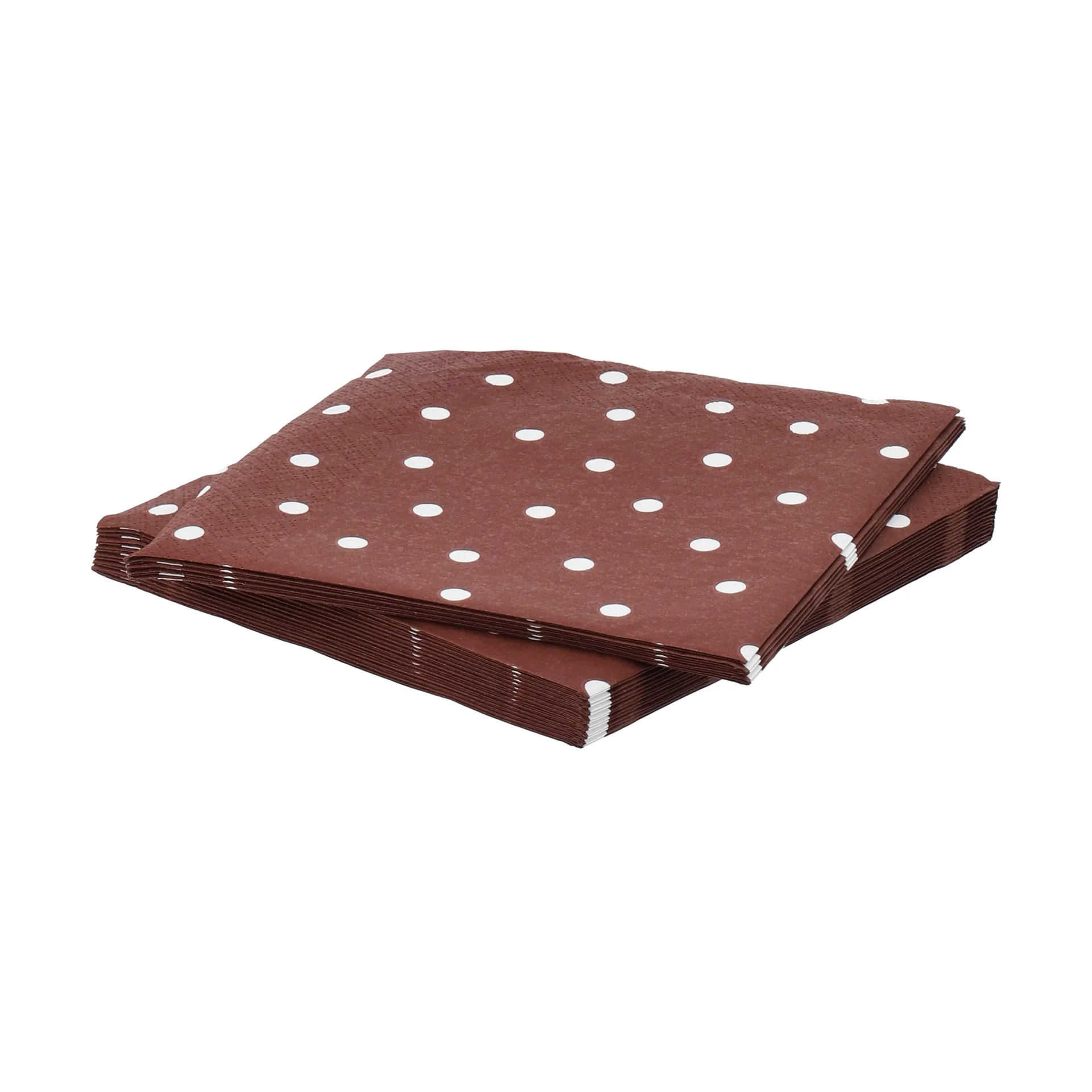 Fine Dots paperiservetti, Viininpunainen-valkoinen, 20‑pakkaus, 33x33 cm Scandi Essentials