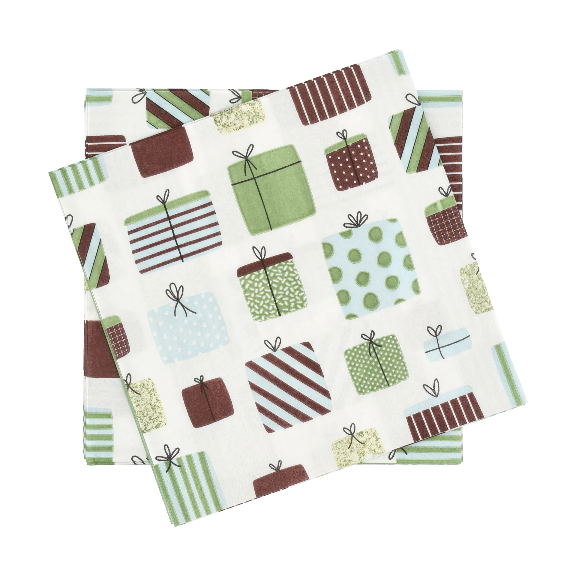 Lahja paperiservietti, Monivärinen, 20‑pakkaus, 33x33 cm Scandi Essentials