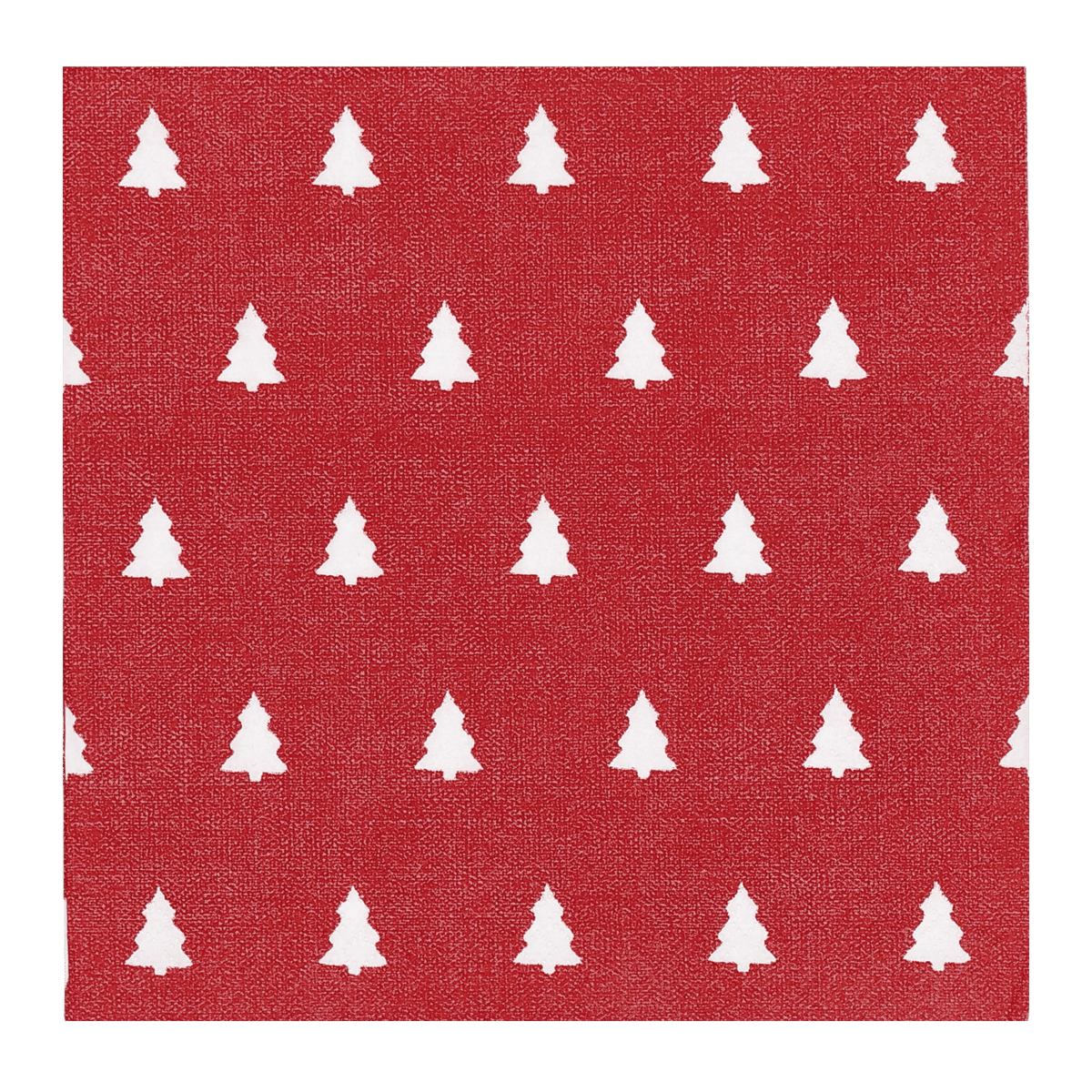 Scandi Essentials Linen trees -lautasliina 33 x 33 cm 20-pakkaus Red