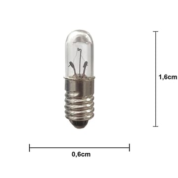 Lit valonlähde E5 varalamppu 12V 0,6W - Kirkas - Scandi Essentials