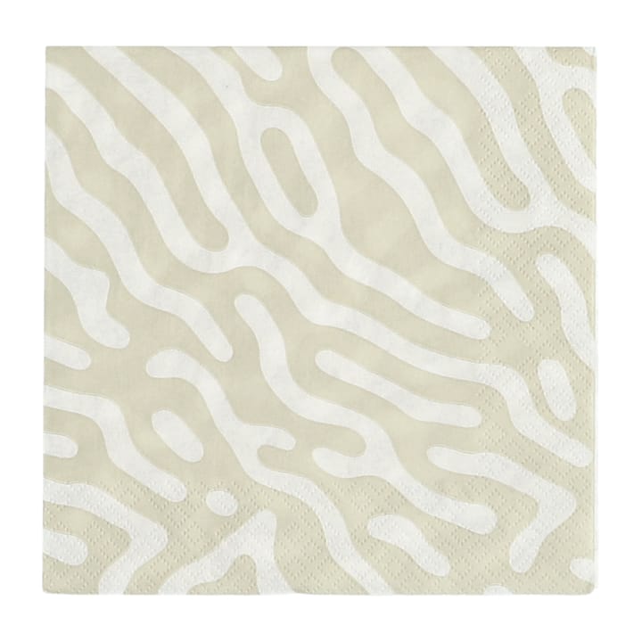 Trace lautasliina 33 x 33 cm 20-pakkaus - sand-white - Scandi Essentials