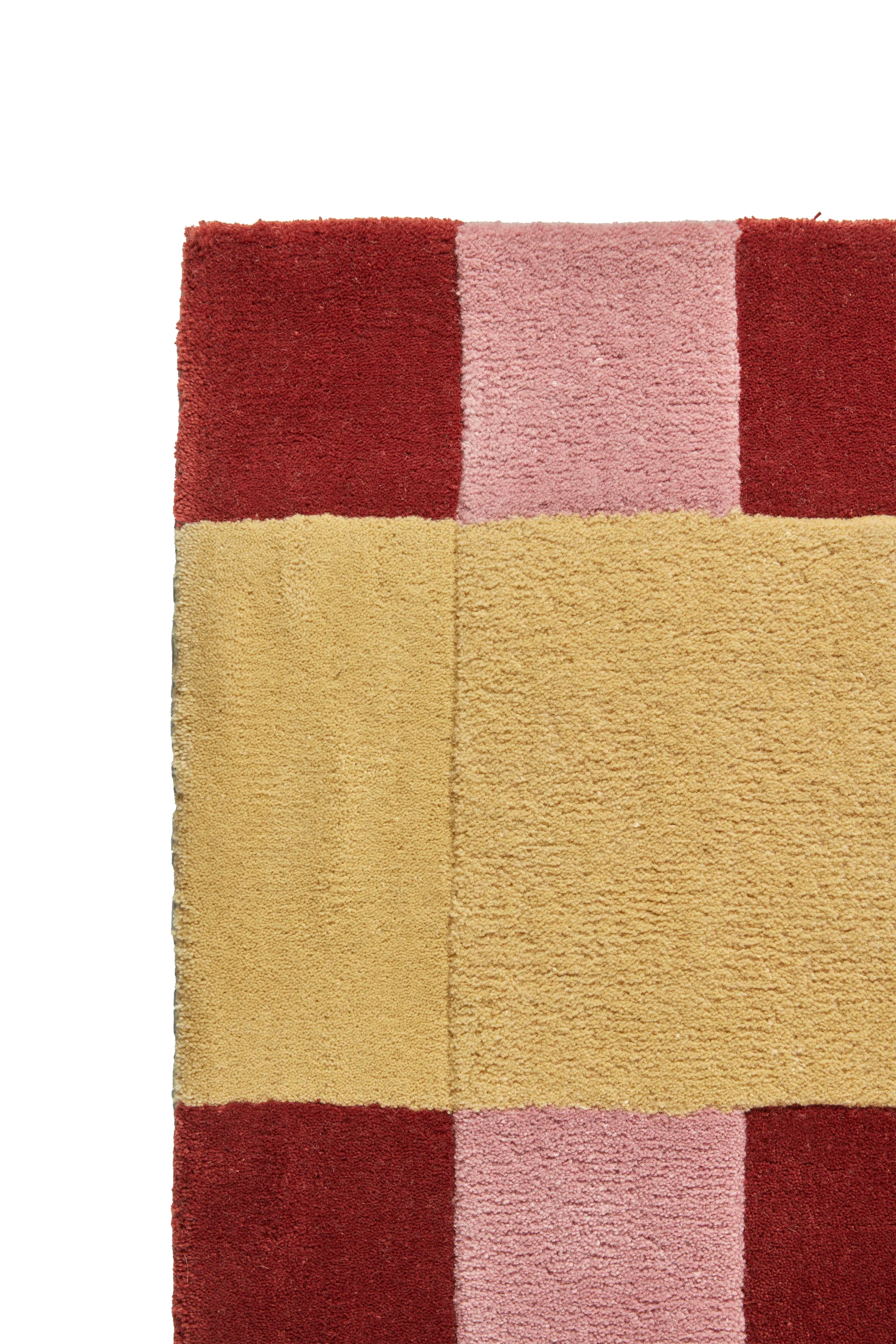 Aisles villamatto, Punainen, 200x300 cm Scandi Living
