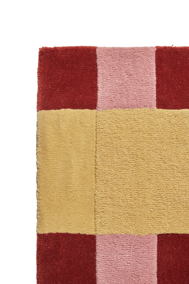 Aisles villamatto, Punainen, 200x300 cm Scandi Living