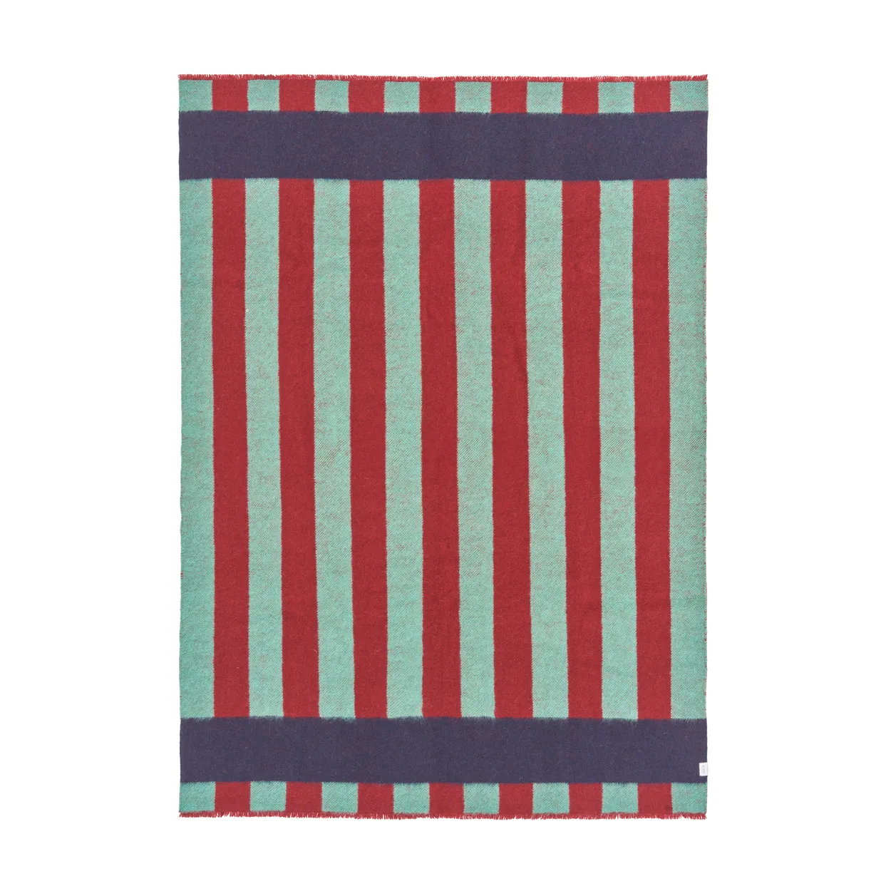 Scandi Living Aislesin villahuopa 130x180 cm Vihreä