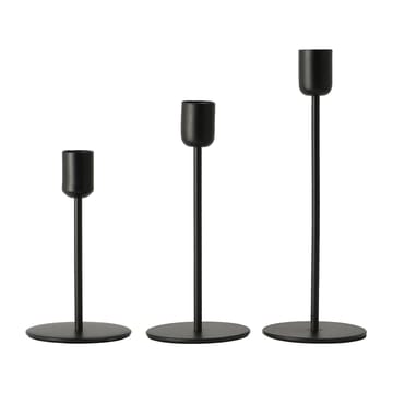 Arctic kynttilänjalka 14 cm - Musta - Scandi Living