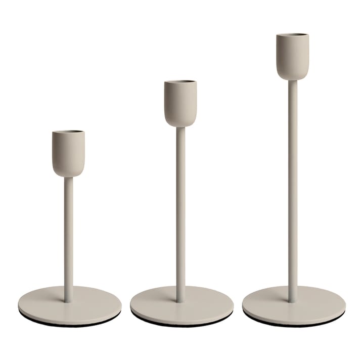 Arctic kynttilänjalka 18 cm - Beige - Scandi Living
