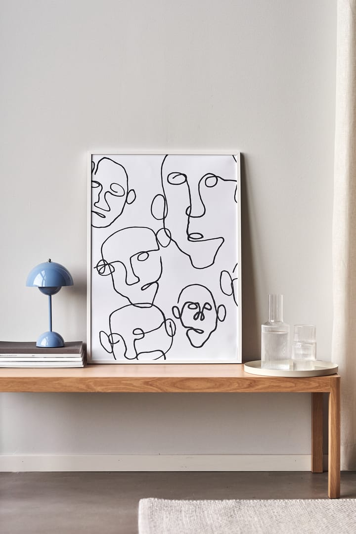 Audience juliste musta - 50x70 cm - Scandi Living