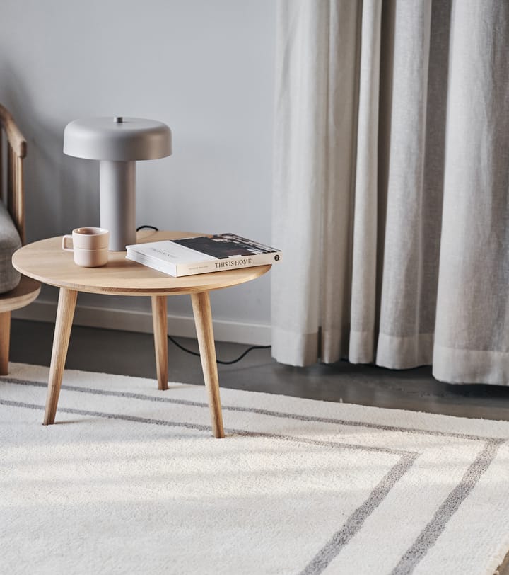 Borders villamatto, Valkoinen-harmaa 170x240 cm Scandi Living