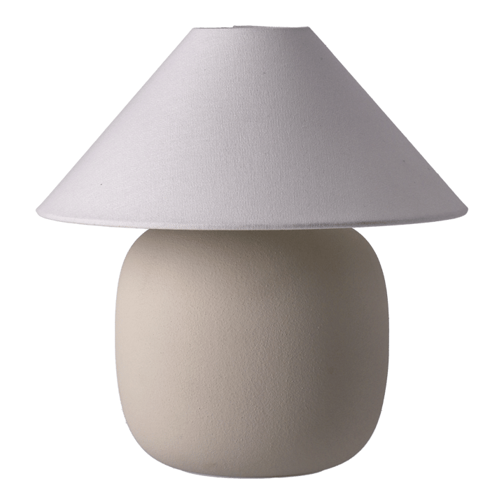 Boulder pöytävalaisin 29 cm beige-white - undefined - Scandi Living