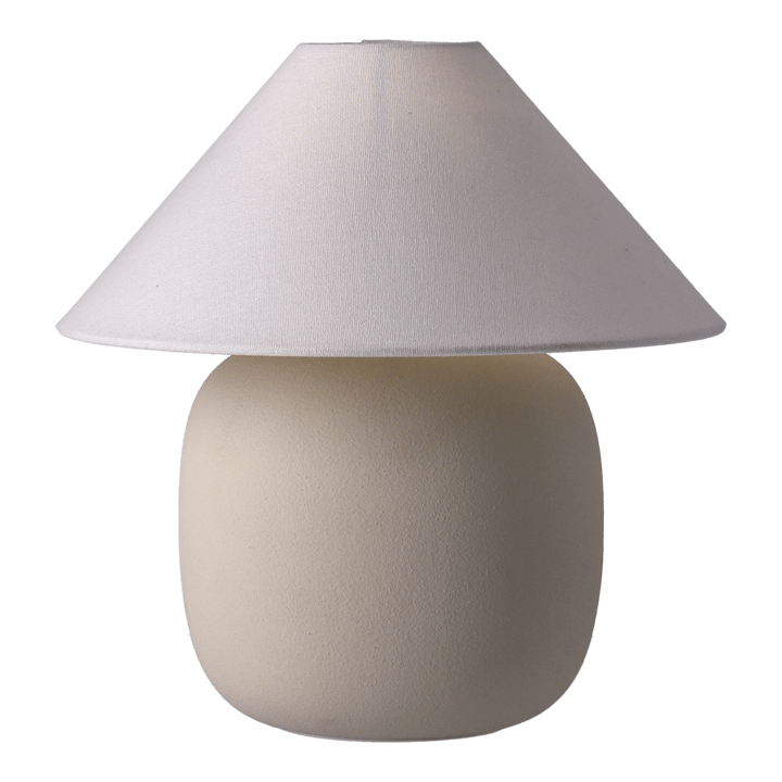 Boulder pöytävalaisin 29 cm beige-white - undefined - Scandi Living