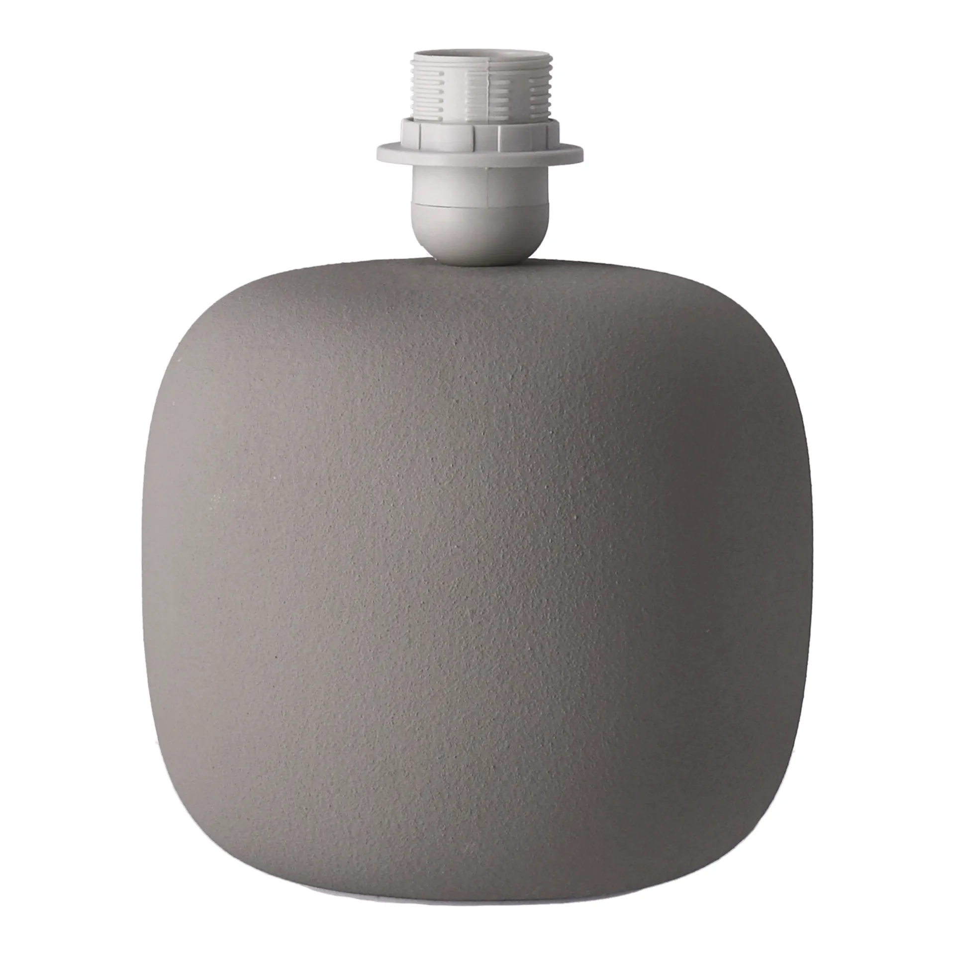 Boulder pöytävalaisin 29 cm grey-pleated white,  Scandi Living