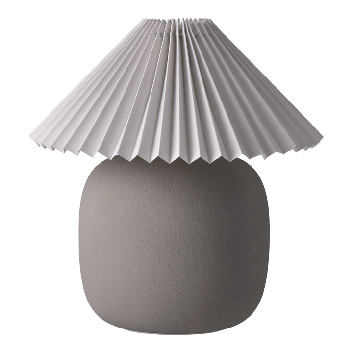 Boulder pöytävalaisin 29 cm grey-pleated white Scandi Living